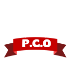 P.C.O (SEM FUNDO - LETRAS BRANCAS)