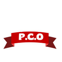 P.C.O (SEM FUNDO - LETRAS BRANCAS)